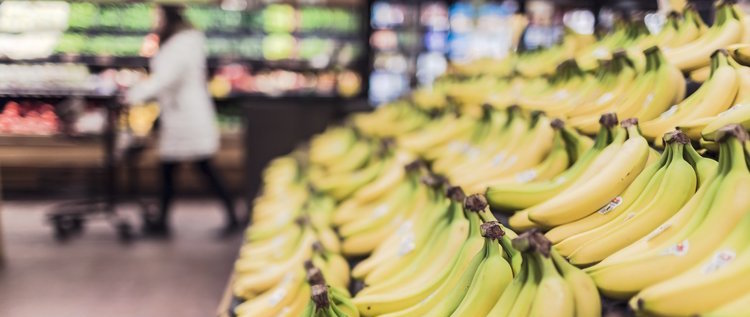 Bananas In Grocery Store
