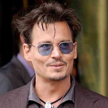Johnny Depp At Movie Premiere